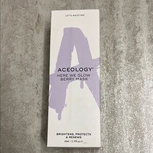 Purple and White Skincare Mask